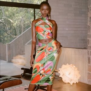 Naomi Set | Geo | 2 piece set with Jean